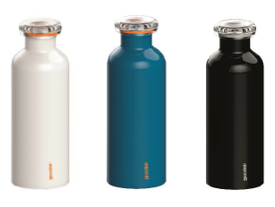 Guzzini lance « Energy » et « Everyday », les nouvelles bouteilles de voyage en acier